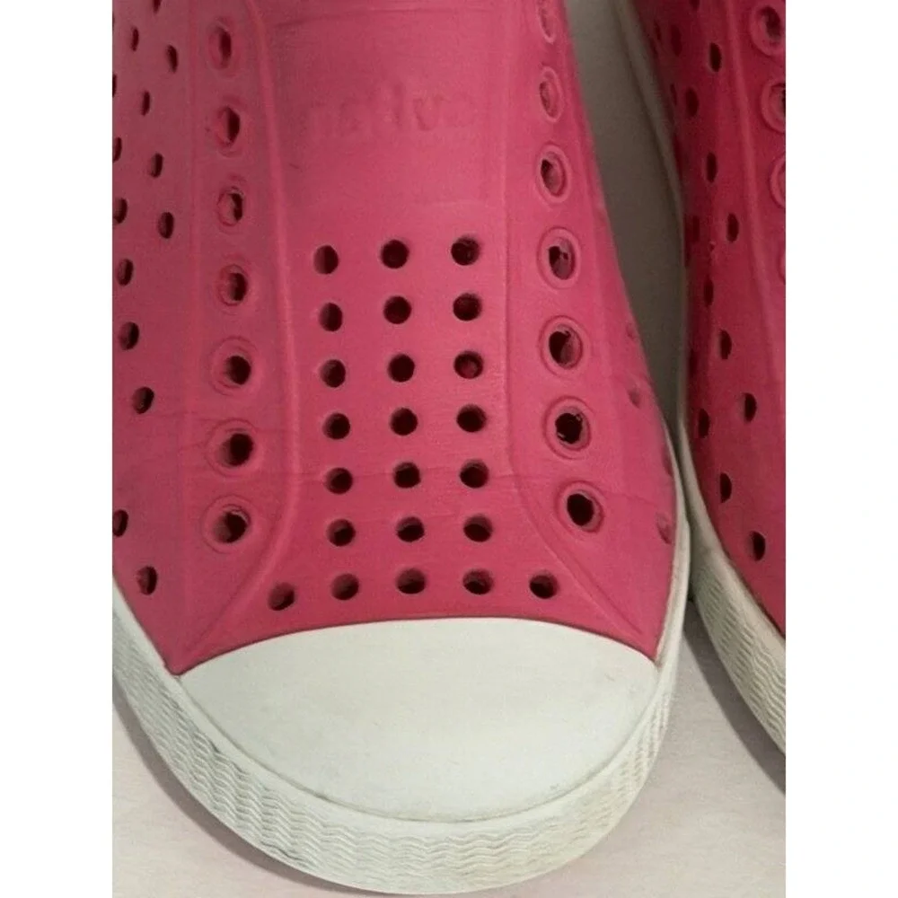 Lot of 2 Girls Native Jefferson Slip On Shoes Pink and Purple Size C9